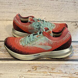Brooks Levitate 2 Running Shoes Womens 9 Coral Blue Athletic Sneaker